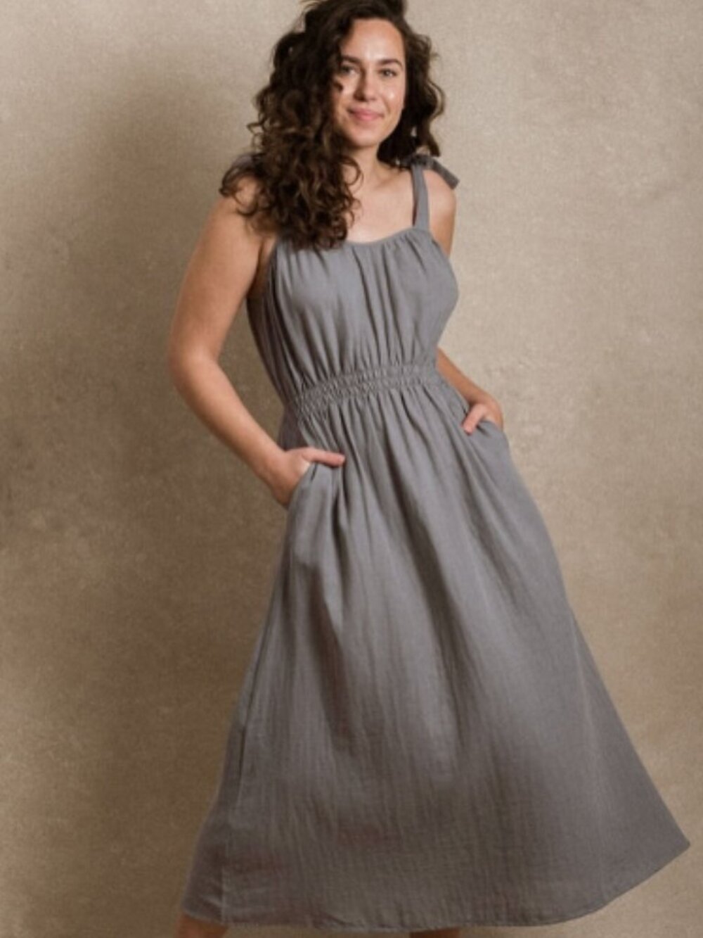 Neuflora Cheyenne Dress - Dusty Blue